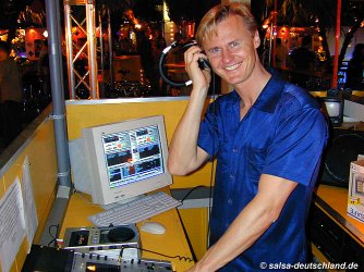 Salsa im Las Candelas / Cinemaxx in W�rzburg: DJ und Tanzlehrer Oliver